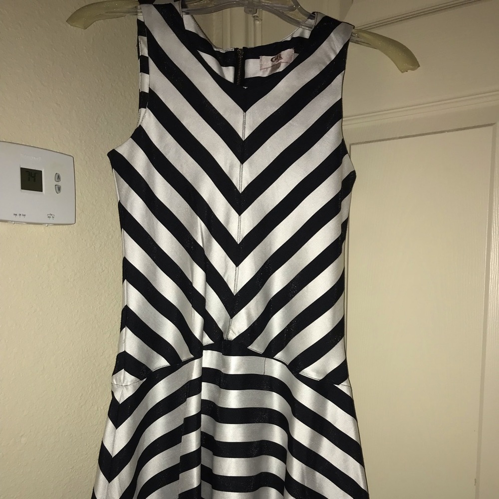 Gianni Bini Striped Black and white Dress